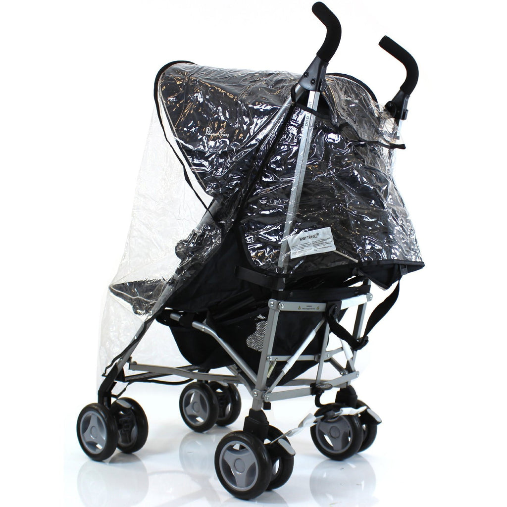 Universal Raincover Silver Cross Pop Pushchair Buggy Ventilated Top Quality - Baby Travel UK
 - 3