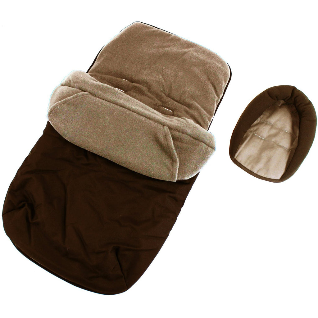 Footmuff To Fit Petite Star Zia, Quinny Buzz - Hot Chocolate (Brown) - Baby Travel UK
 - 1