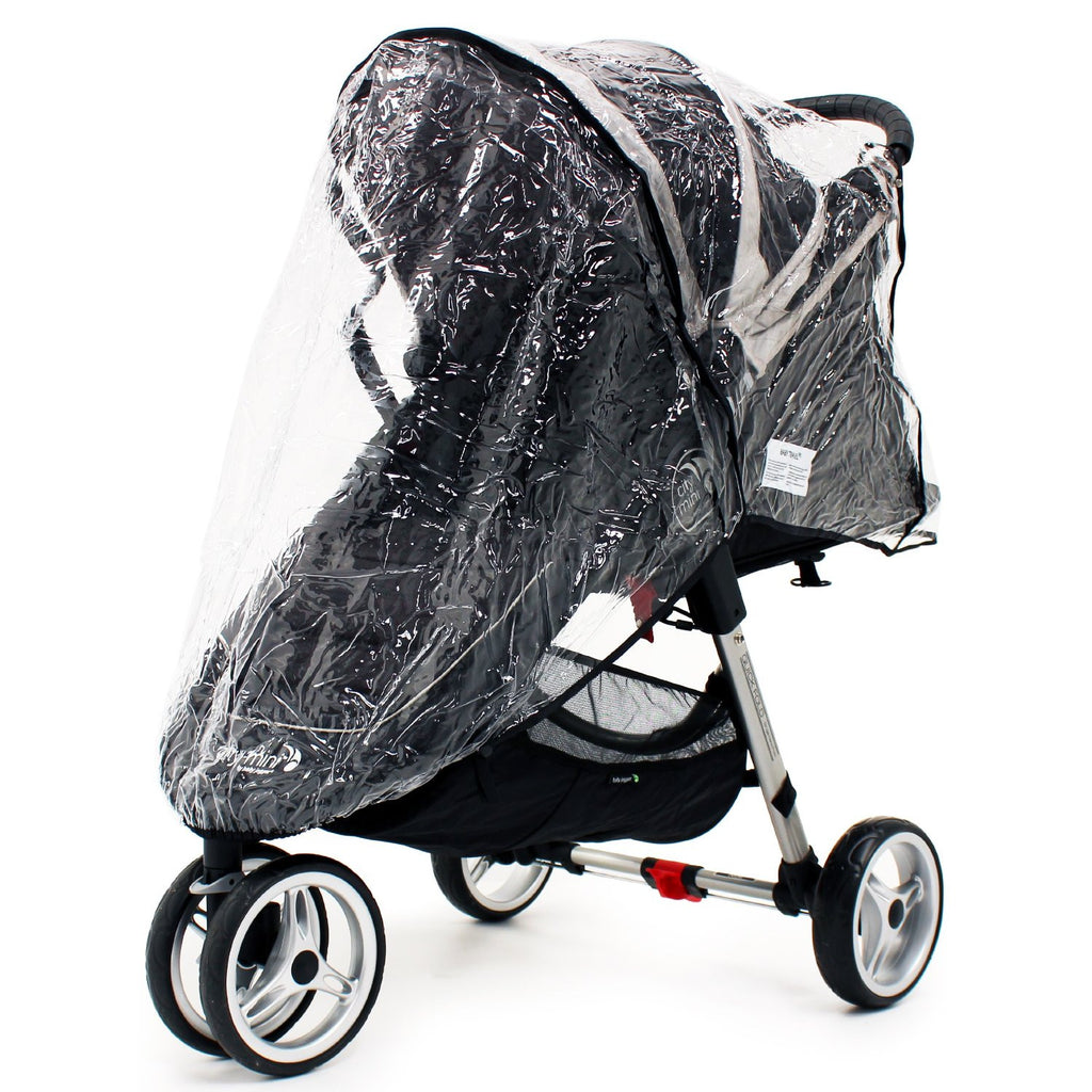 Universal Raincover Baby Jogger City Mini Lite GT 4 Pushchair Top Quality - Baby Travel UK
 - 2