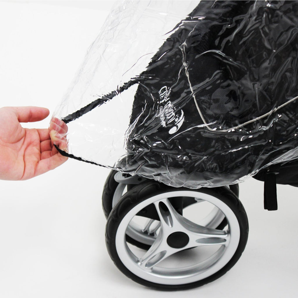Universal Raincover Baby Jogger City Mini Lite GT 4 Pushchair Top Quality - Baby Travel UK
 - 8