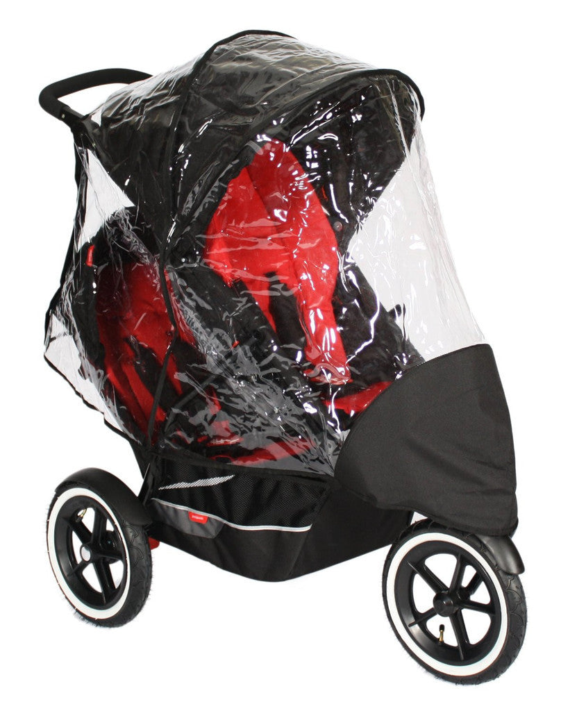 Rain Cover For Phil And Teds Dash Double Raincover - Baby Travel UK
 - 1
