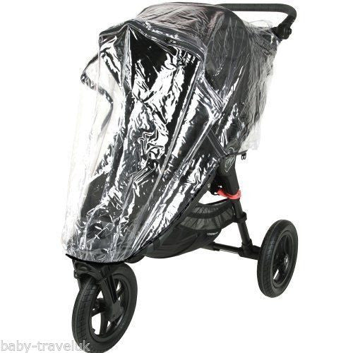 Rain Cover Universal  Zipped Hauck Baby Jogger 3 Wheeler Pushchair Raincover - Baby Travel UK
 - 4