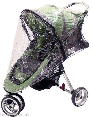 Rain Cover Universal  Zipped Hauck Baby Jogger 3 Wheeler Pushchair Raincover - Baby Travel UK
 - 1