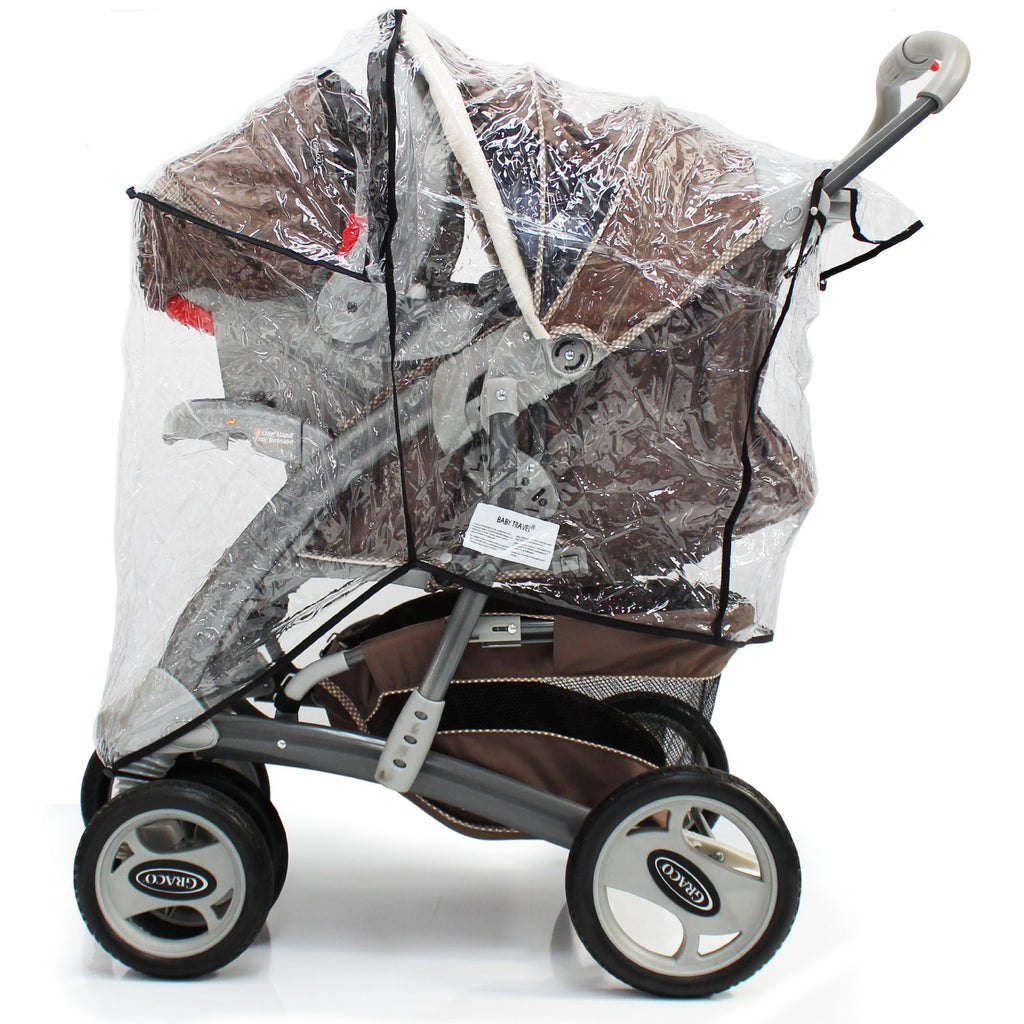 New Sale Rain Cover To Fit Graco Vivo Ts & Stroller - Baby Travel UK
 - 2