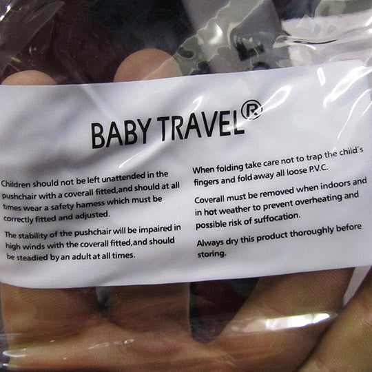 Universal Britax Visio Pramette Raincover Baby Wind Rain Pushchair Coverall - Baby Travel UK
 - 6