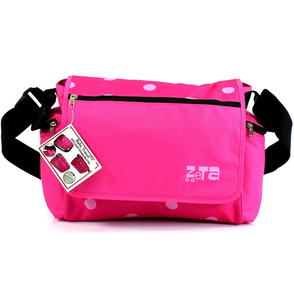 Baby Travel Zeta Changing Bag Raspberry Pink Dots - Baby Travel UK
 - 3