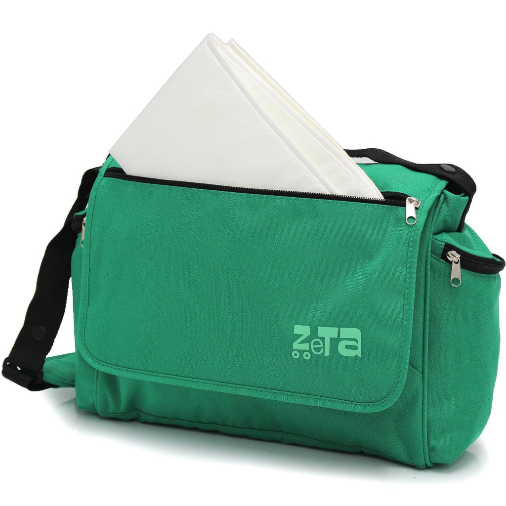 Baby Travel Zeta Changing Bag  Leaf (Green Plain) - Baby Travel UK
 - 2