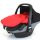 Carseat Footmuff Warm Red Fits Graco Logico Auto Baby Pram Travel System - Baby Travel UK
 - 3