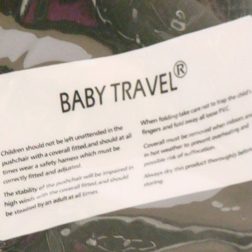 Universal Tandem Pushchair Raincover - Graco Stadium Safety 1st Or Similar Twin - Baby Travel UK
 - 4