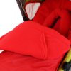 New Luxury Padded Footmuff Liner Warm Red Fit Obaby Atlas Tippitoes Stroller - Baby Travel UK
 - 3