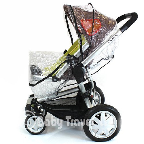 Universal Raincover For Quinny Buzz Pushchair Pram Ventilated Top Quality - Baby Travel UK
 - 5