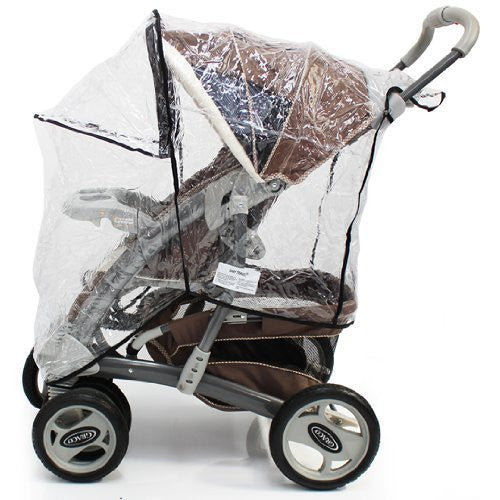 Raincover Zipped For Graco Quattro Tour Sport Travel System - Baby Travel UK
 - 3