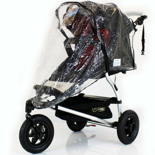 Baby Stroller Buggy 3 Wheeler Raincover For Mountain Buggy Urban - Baby Travel UK
 - 1
