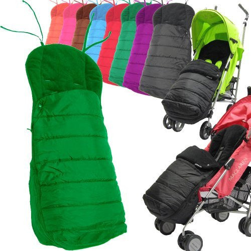 Universal Deluxe 2 In 1 Footmuff - Leaf (Green) - Baby Travel UK
 - 2