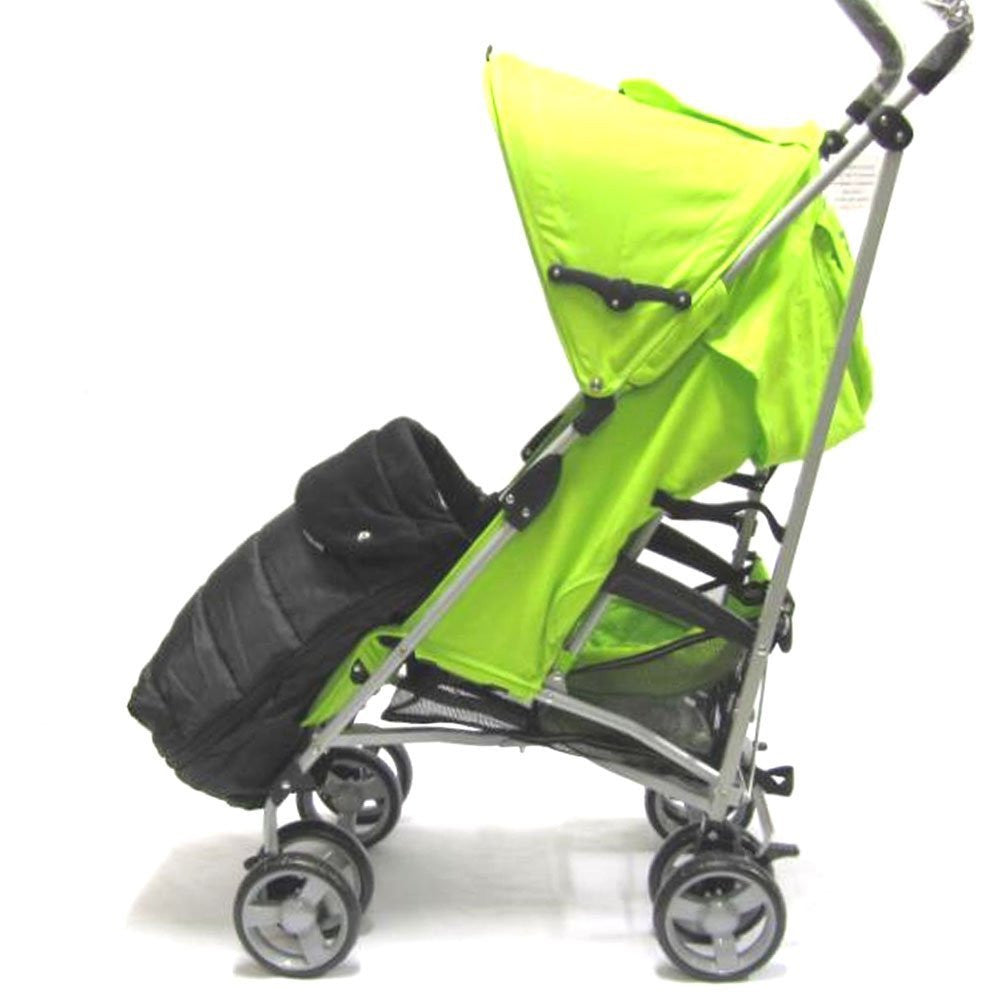 Black Universal Pushchair Stroller Buggy Footmuff - Baby Travel UK
 - 3