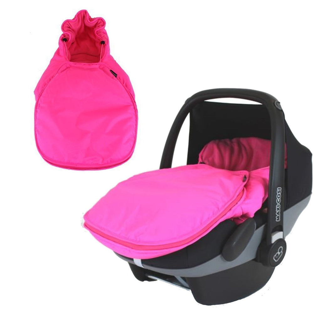 Carseat Footmuff Raspberry Pink Fits Graco Logico Auto Baby Pram Travel System - Baby Travel UK
 - 1