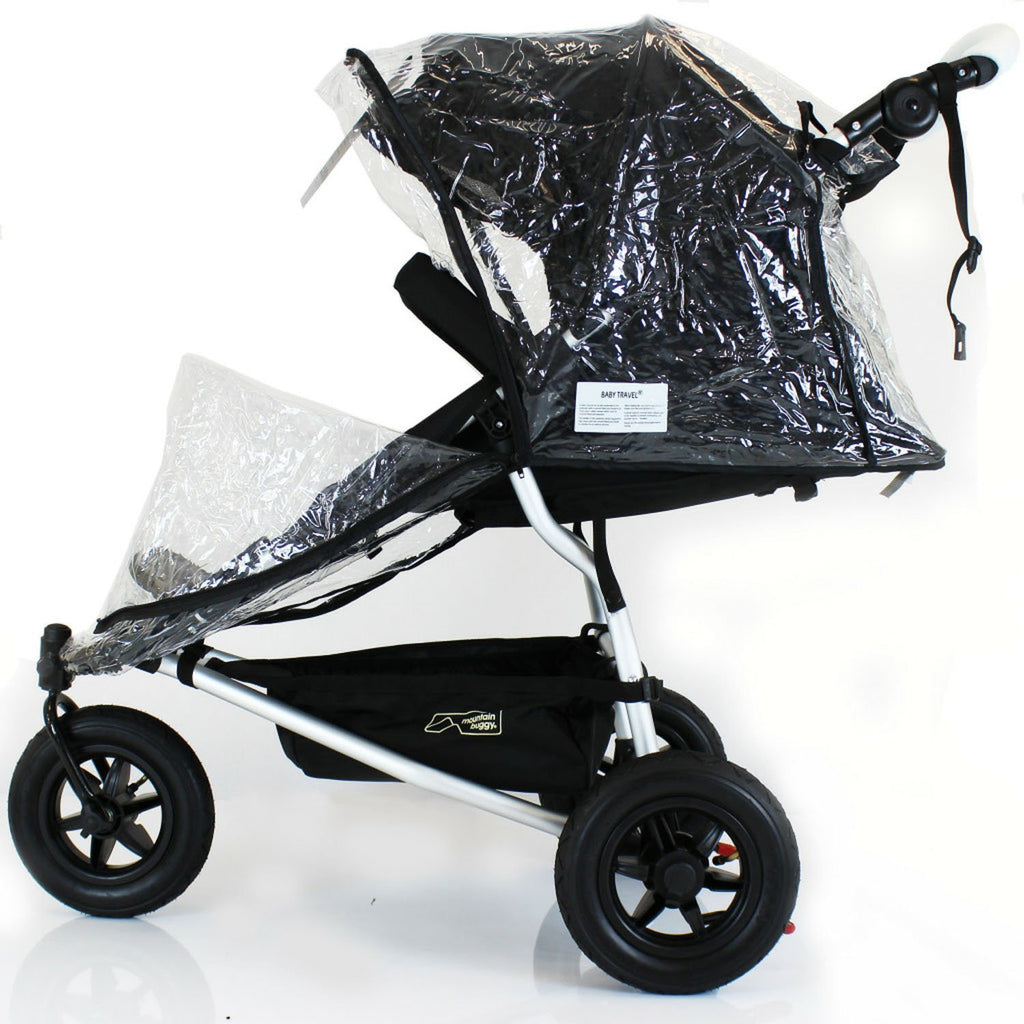 Baby Stroller Buggy 3 Wheeler Raincover For Mountain Buggy Urban - Baby Travel UK
 - 2