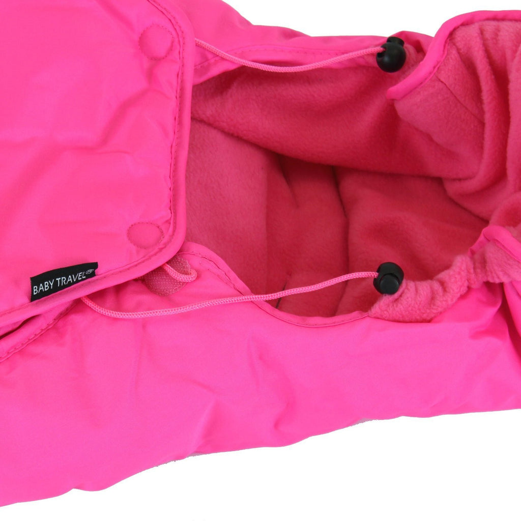Carseat Footmuff Raspberry Pink Fits Jane Strata Car Seat Pram Travel System - Baby Travel UK
 - 5