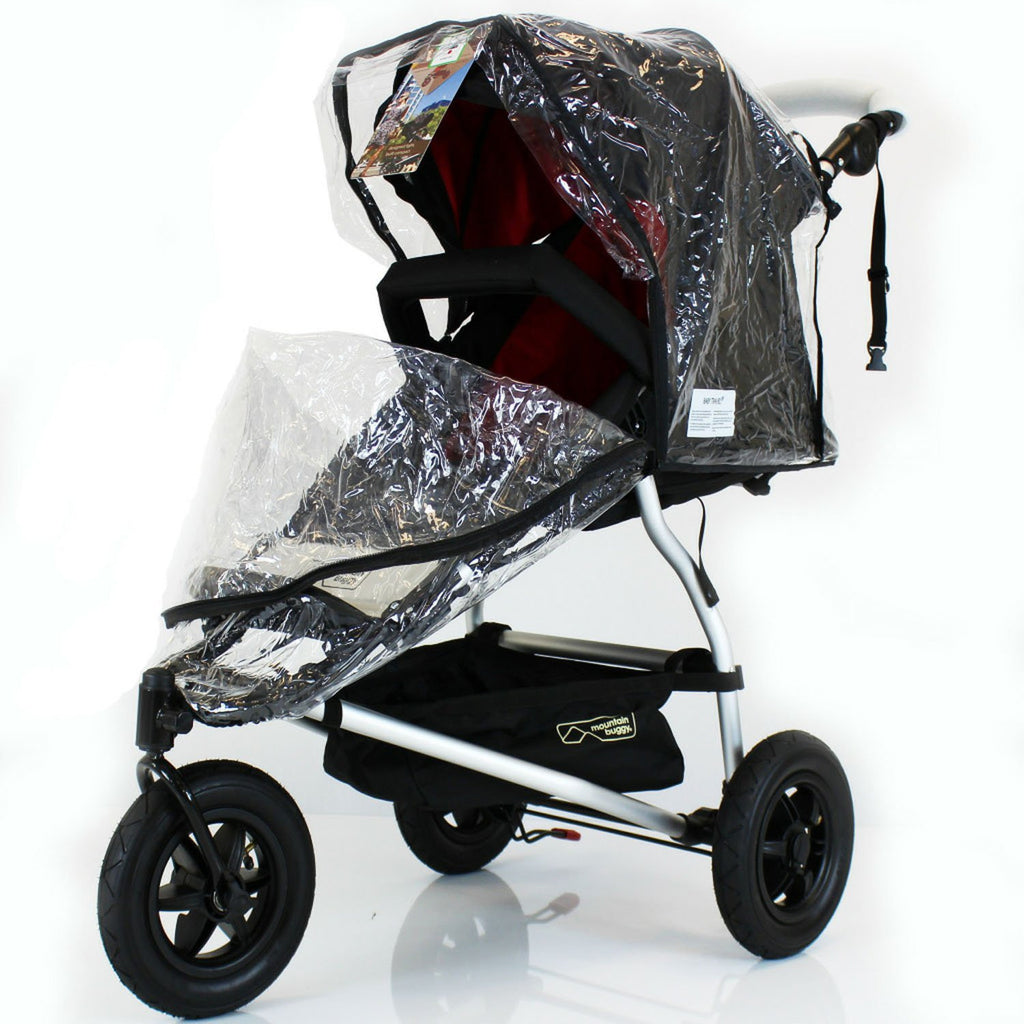 Baby Stroller Buggy 3 Wheeler Raincover For Mountain Buggy Urban - Baby Travel UK
 - 3