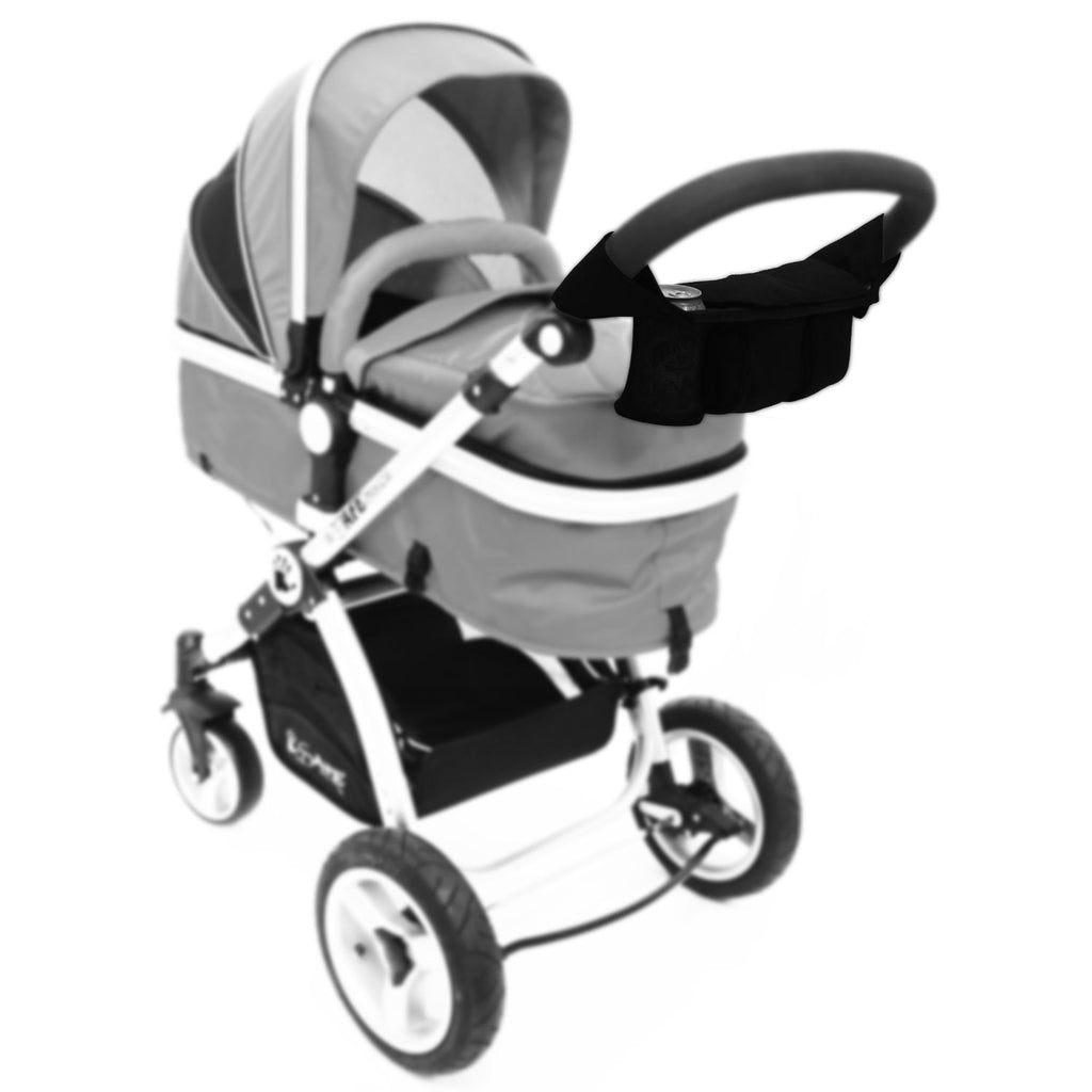 iSafe Pram Parent Console Organiser For Carrera Sport 3 in 1 Carrycot - Baby Travel UK
 - 7
