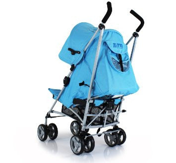 Passeggino Buggy Ultraleggero Zeta Vooom Blu + Parapioggia Inclusivo - Baby Travel UK
 - 2