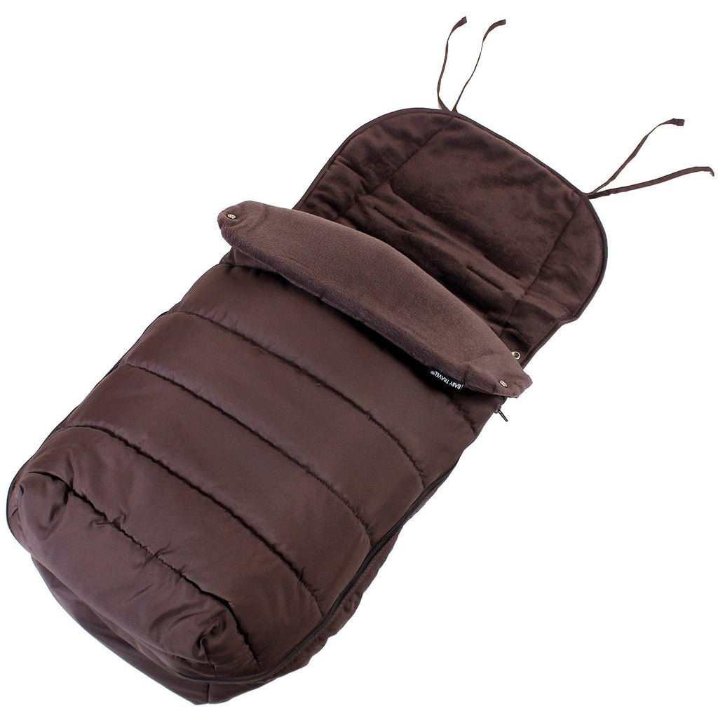 New Luxury Footmuff - Hot Chocolate Fit Maclaren Quest Triumph Techno 2012 Rangre - Baby Travel UK
 - 1