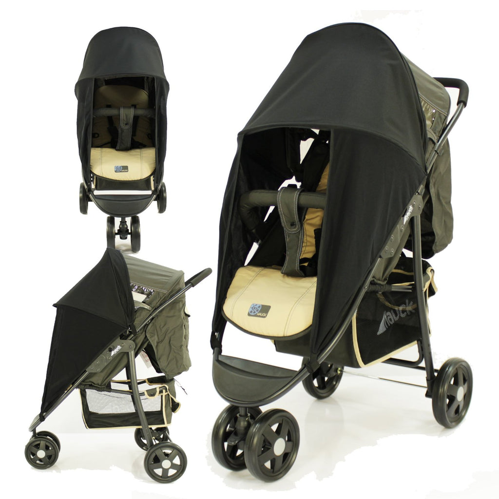 Baby Travel Sunny Sail Black Shade 50 Upf - Baby Travel UK
 - 3