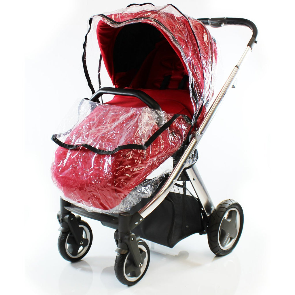 New Set Of 2 Rain Cover To Fit Obaby Zoom Seat Units Tandem Ziko Raincover - Baby Travel UK
 - 5