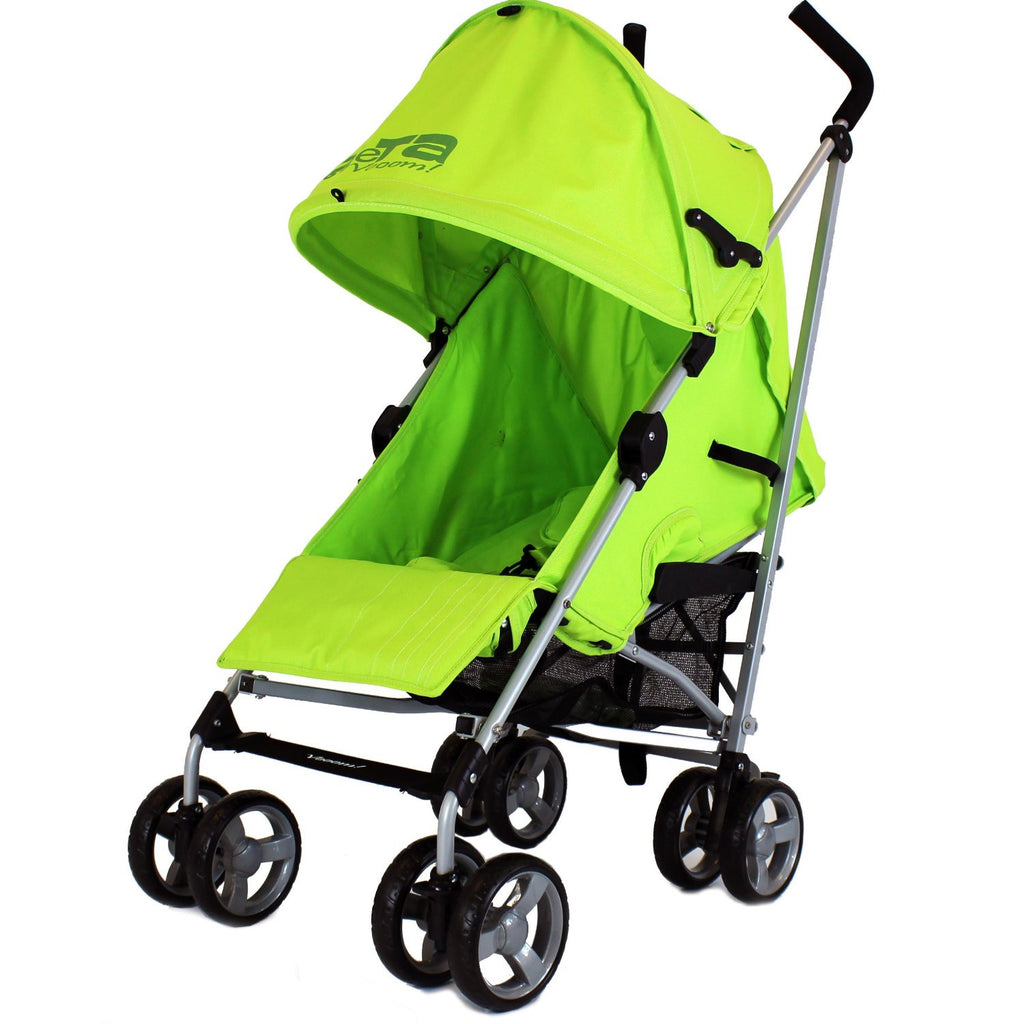 Baby Stroller Zeta Vooom Complete Lime (Lemon) With Changing Bag - Baby Travel UK
 - 8