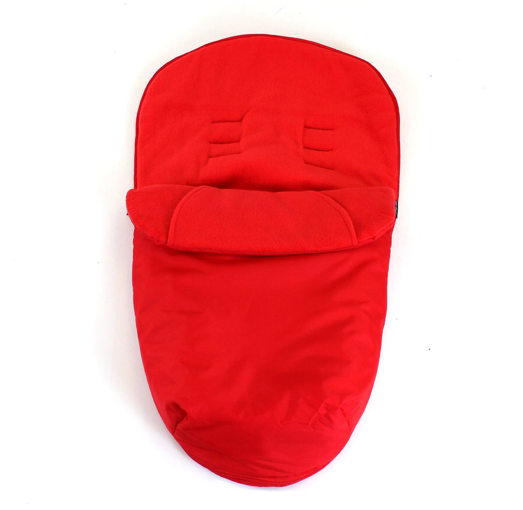 Red Liner Footmuff To Fit Quinny Zapp Buggy Petite Star Zia Obaby Zoma Hauck - Baby Travel UK
 - 3