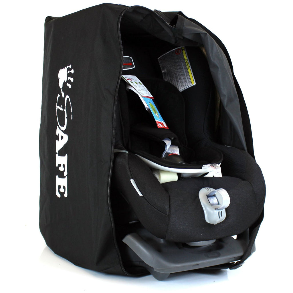 iSafe Universal Carseat Travel / Storage Bag For Maxi-Cosi Tobi Car Seat (Black Reflection) - Baby Travel UK
 - 1