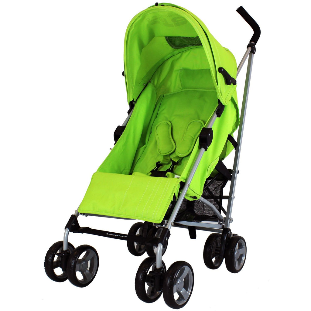 Baby Stroller Zeta Vooom Complete Lime (Lemon) With Changing Bag - Baby Travel UK
 - 6
