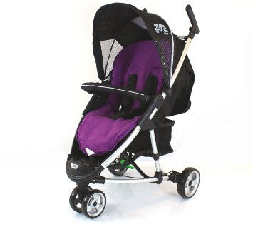 New Plum Padded Footmuff & Liner To Fit Quinny Zapp Petite Star Zia Obaby Zoma - Baby Travel UK
 - 3