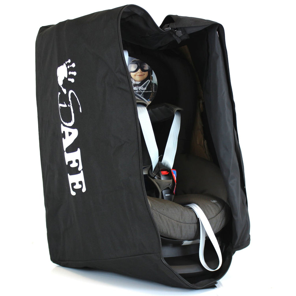 iSafe Universal Carseat Travel / Storage Bag For Caretero Spider Car Seat (Black) - Baby Travel UK
 - 6