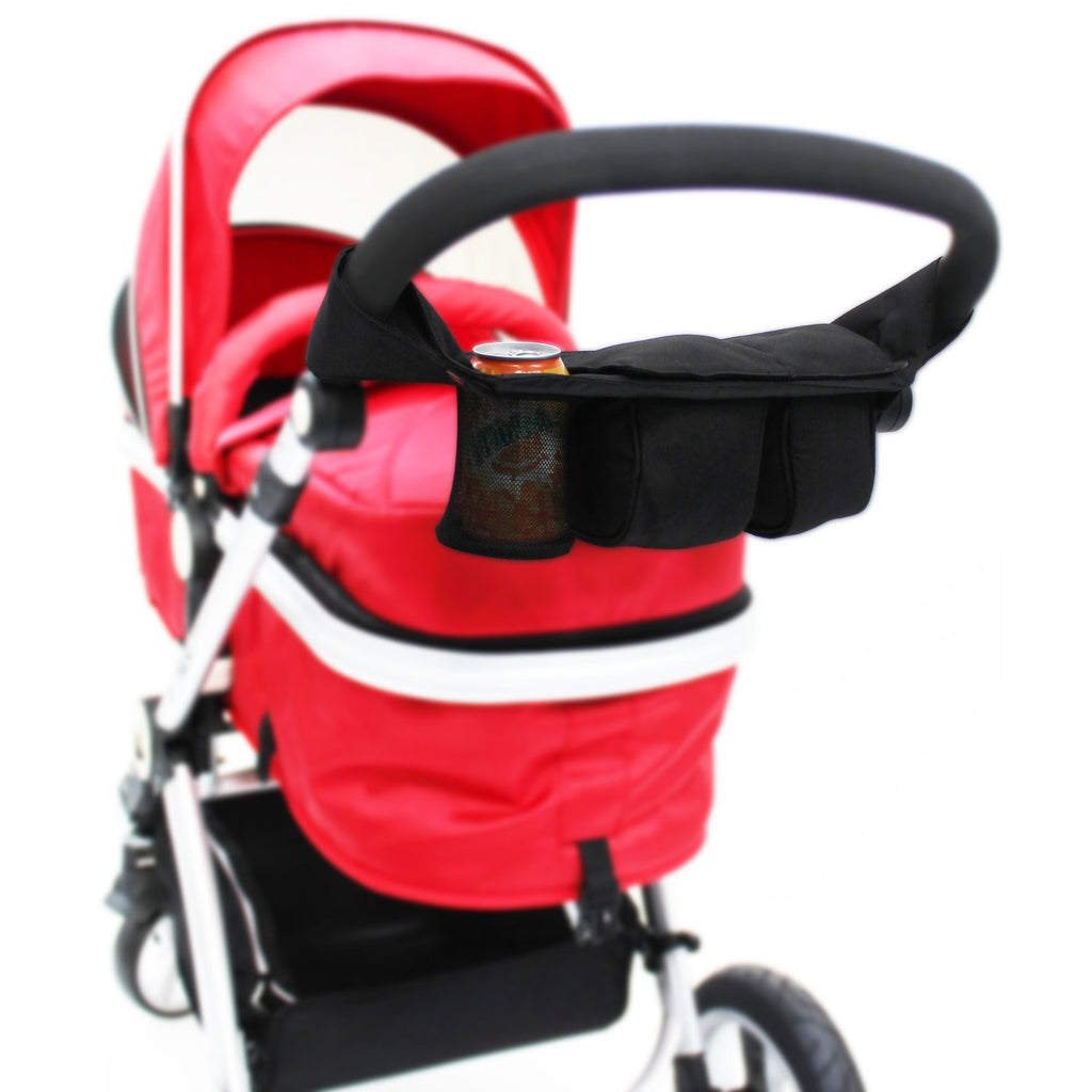 iSafe Pram Parent Console Organiser For Carrera Sport 3 in 1 Carrycot - Baby Travel UK
 - 1