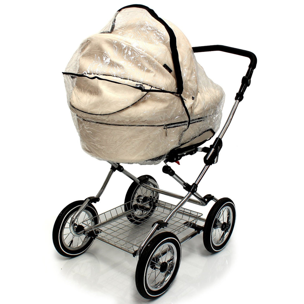 Raincover To Fit Bebecar Carrycot Large Rain Cover Pram - Baby Travel UK
 - 2