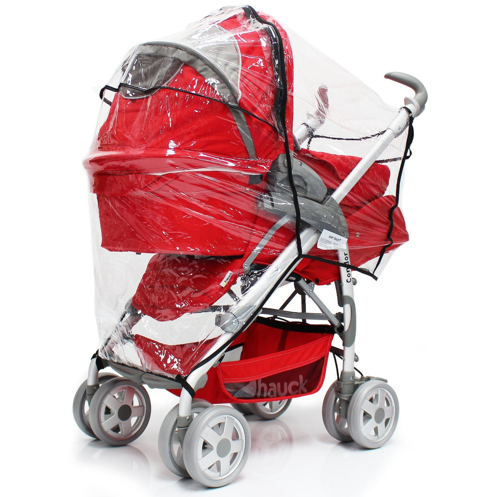 Rain Cover For Hauck Lacrosse Shop n Drive Travel System (Toast) - Baby Travel UK
 - 8