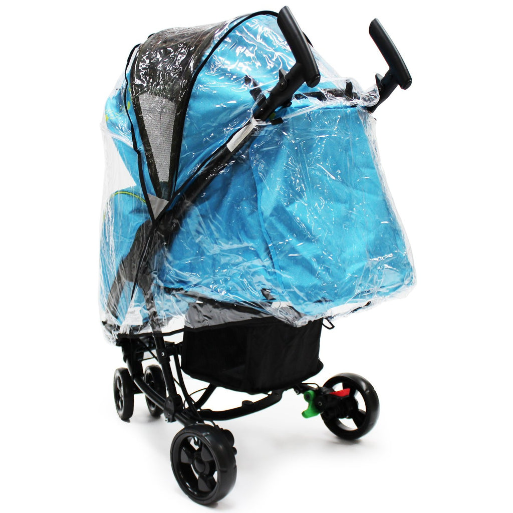 iSafe Visual 3 Rain Cover Stroller three Wheeler Raincover - Baby Travel UK
 - 3