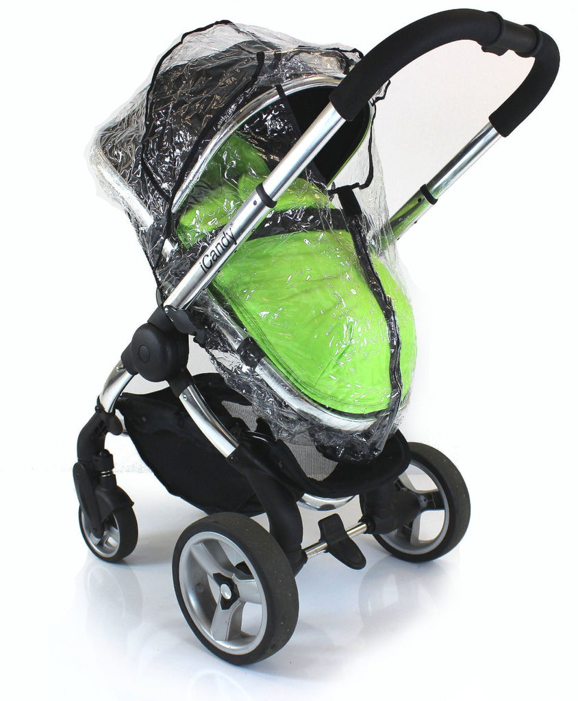 Zipped Raincover Fits Icandy Pear Apple Peach Strawberry Pushchair Carrycot Mode - Baby Travel UK
 - 5