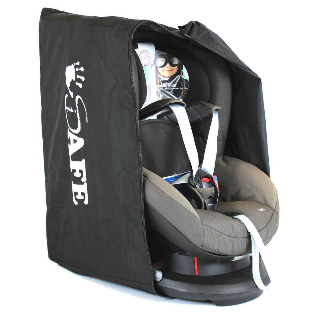 iSafe Carseat Travel / Storage Bag For Nuna Rebl i-Size Car Seat (Berry) - Baby Travel UK
 - 4