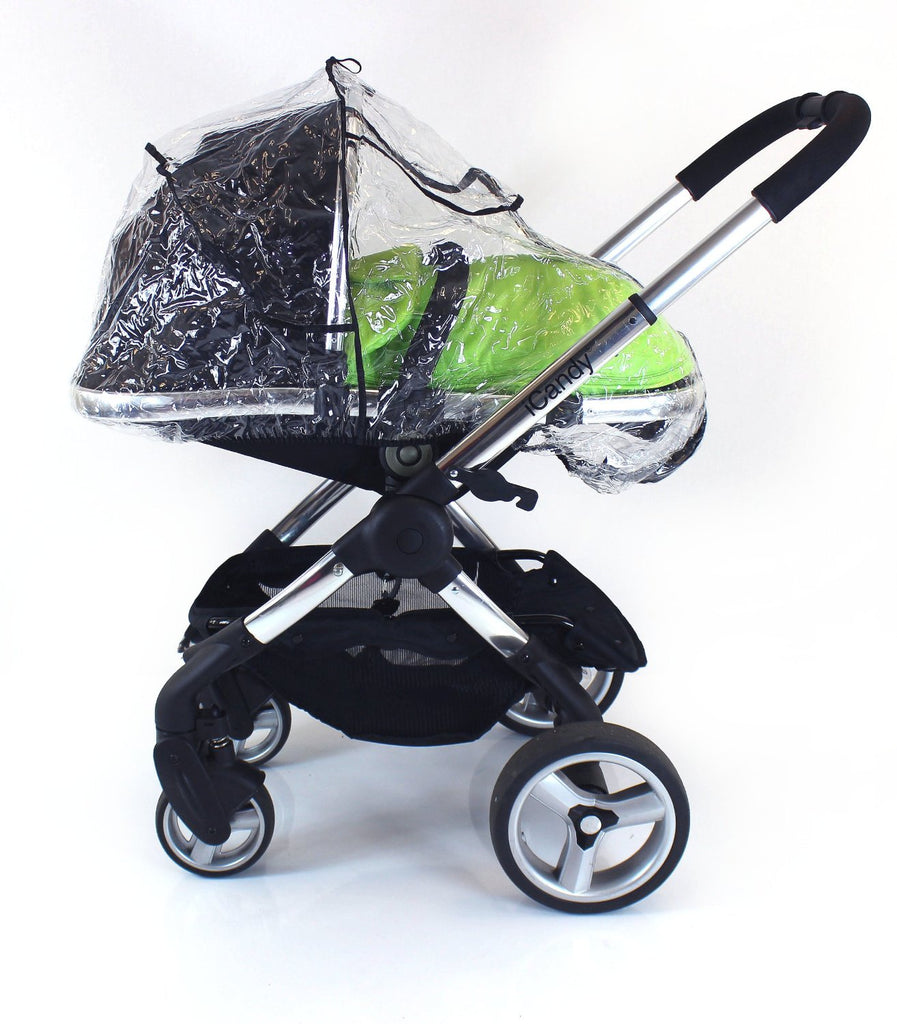 Zipped Raincover Fits Icandy Pear Apple Peach Strawberry Pushchair Carrycot Mode - Baby Travel UK
 - 7