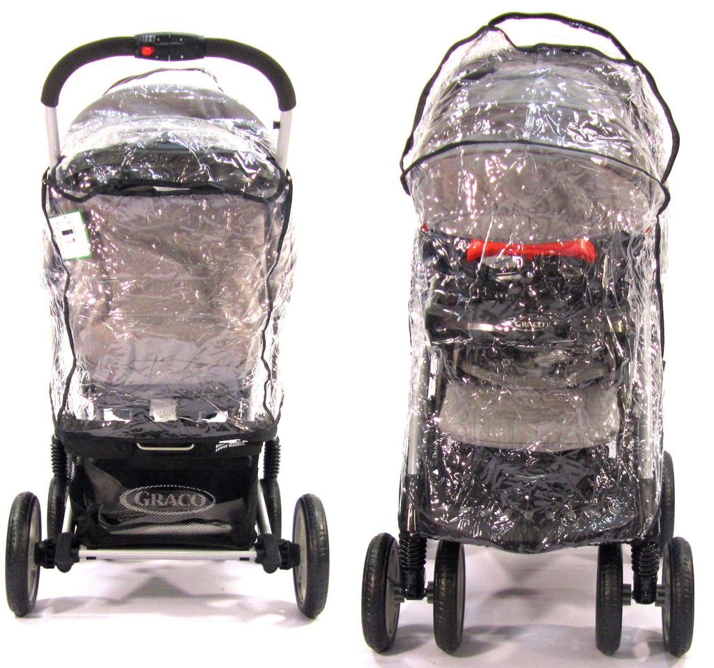 Zipped Travel System Raincover For Graco Pram Stroller - Baby Travel UK
 - 3