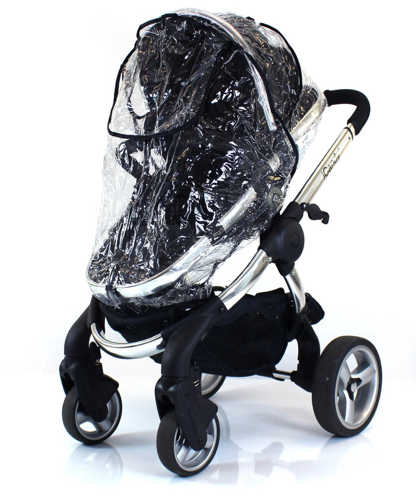 Zipped Raincover Fits Icandy Pear Apple Peach Strawberry Pushchair Carrycot Mode - Baby Travel UK
 - 1