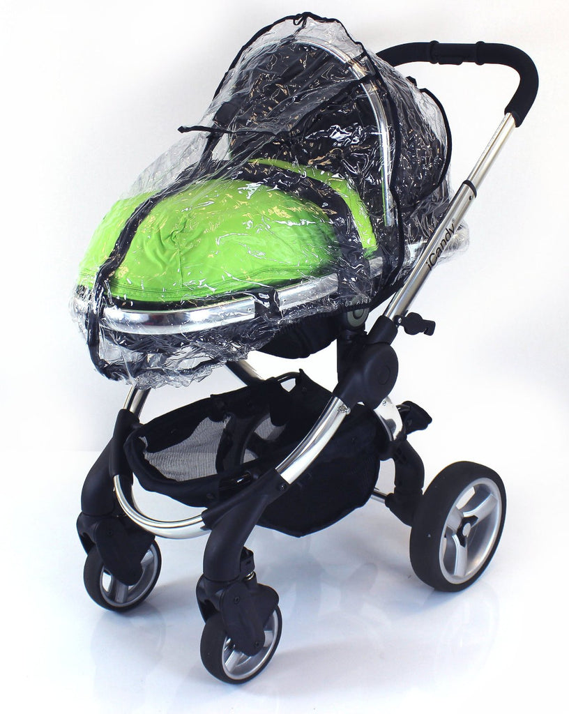 Zipped Raincover Fits Icandy Pear Apple Peach Strawberry Pushchair Carrycot Mode - Baby Travel UK
 - 4