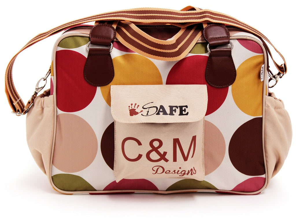 iSafe Changing Bag Luxury Quality - C&M (Design) Designer Baby Nappy Bag - Baby Travel UK
 - 2