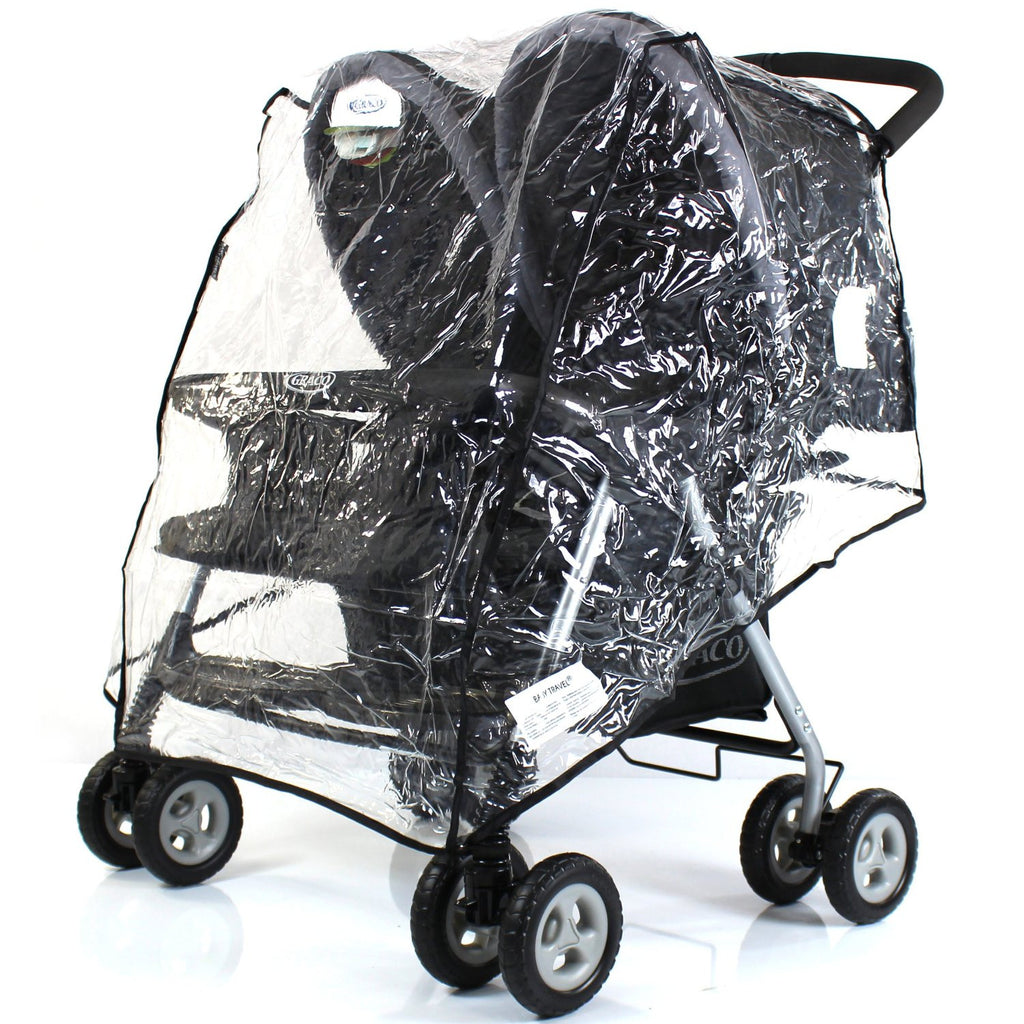 Universal Raincover Double, Twin Buggy, Stroller - Baby Travel UK
 - 1