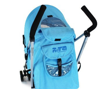 Passeggino Buggy Ultraleggero Zeta Vooom Blu + Parapioggia Inclusivo - Baby Travel UK
 - 4