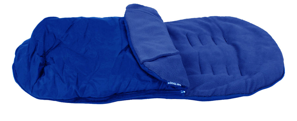 Footmuff  - Navy For Phil & Teds Double Kit / Navigator / Explorer / Dash / Dot / Vibe - Baby Travel UK
 - 2
