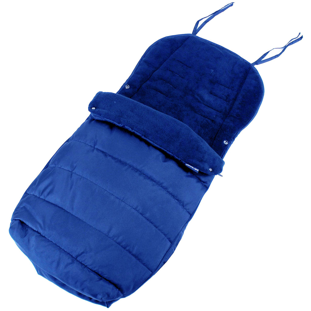 Deluxe Large Baby Footmuff Liner Fits Zeta Vooom - Navy - Baby Travel UK
 - 1