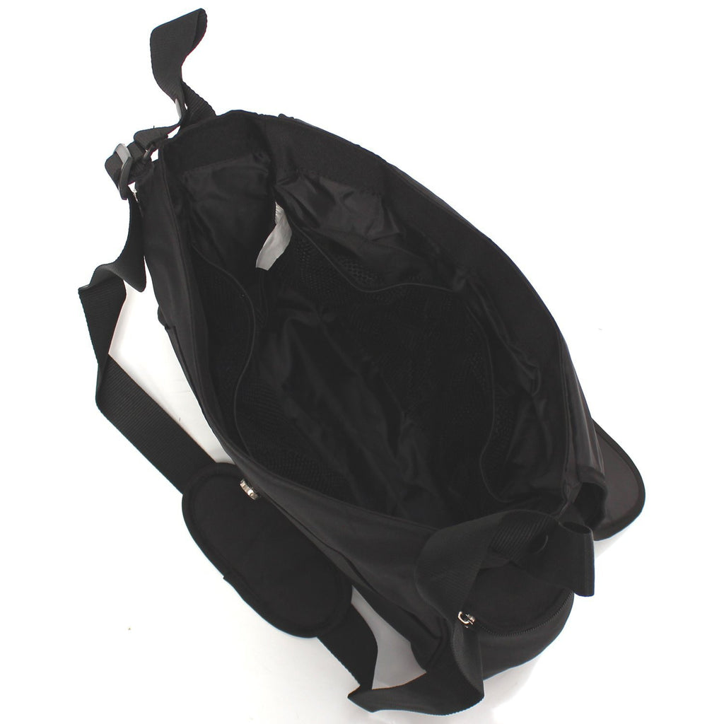 Baby Travel Zeta Changing Bag Plain BLACK Complete With Changing Matt - Baby Travel UK
 - 4